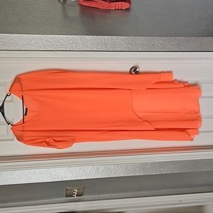 Neon Orange Hi-Low Tunic